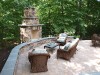 Outdoor fireplace