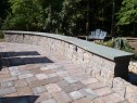 Sitting wall with Bluestone cap