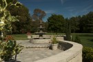 Fountian on raised paver patio