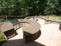 Outdoor Kitchen on Paver patio